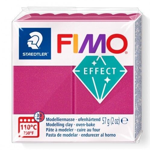 Fimo Modelliermasse metallic bordeaux 57g ofenhärtend kreatives Spielzeug