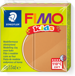 Fimo Modelliermasse Kids hellbraun 42g - kreative Kinderknete