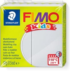Fimo Modelliermasse Kids hellgrau 42g ofenhärtend kreativ