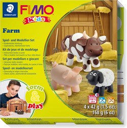 Fimo Knetset Kinder Bauernhof - Kreatives Spielset 4 Farben