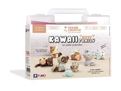Fimo Fimo® Koffer Kawaii Katten