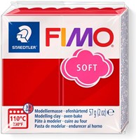 Fimo Modelliermasse ofenhärtend Weihnachtsrot 57g kreatives Spielzeug