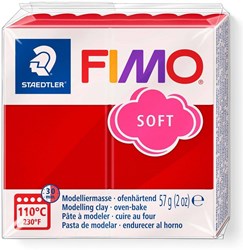 Fimo Modelliermasse ofenhärtend Weihnachtsrot 57g kreatives Spielzeug