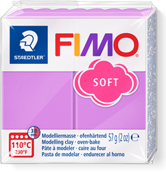 Fimo Modelliermasse Lavendel 57g - weiche Ofenknete für kreatives Basteln