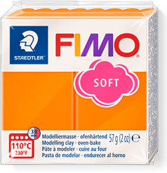 Fimo Modelliermasse Soft 57g Mandarine orange ofenhärtend