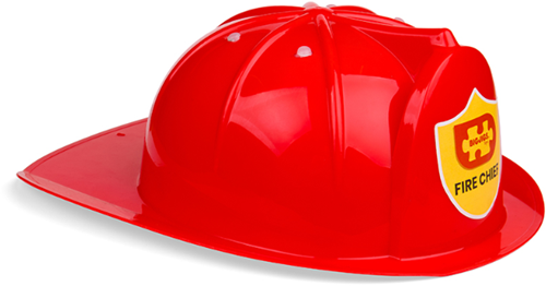 BigJigs Feuerwehrhelm Spielzeug - Verstellbarer Kinderhelm 49cm-55cm-2