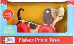 Basic Fun Spielzeug Hund Fisher-Price Classic Little Snoopy braun