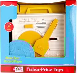 Classic Record Player Spielzeug Plattenspieler Fisher Price Musik