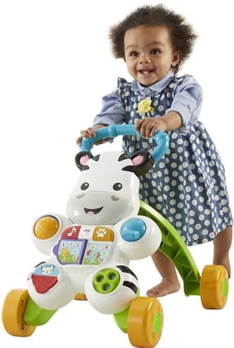 Mattel Lauflernwagen Fisher-Price Zebra Babyspielzeug mit Musik-3