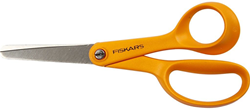 Fiskars Kinderschere Rechtshänder 13cm - Klassische Bastelschere für Kinder