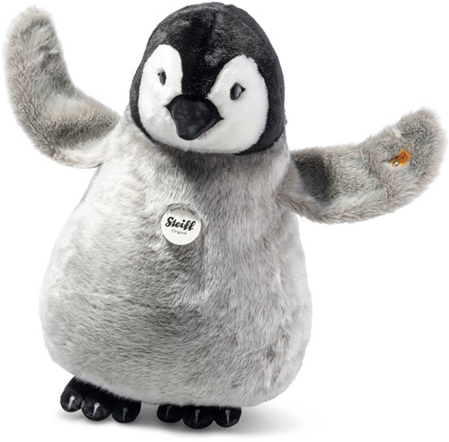 Steiff Plüsch Pinguin Flaps - Kuscheltier, hellgrau - 60 cm - weiches Spielzeug-2
