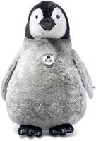 Steiff Plüsch Pinguin Flaps - Kuscheltier, hellgrau - 60 cm - weiches Spielzeug-3