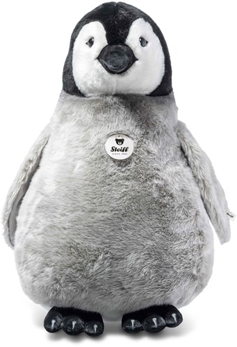 Steiff Plüsch Pinguin Flaps - Kuscheltier, hellgrau - 60 cm - weiches Spielzeug-3
