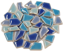 Colourful Mosaics Mosaikspielzeug Flip Mini Mix blau 100 Gramm