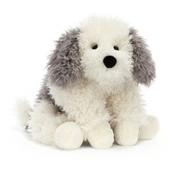 Jellycat Kuscheltier Floofie Sheepdog - weicher Plüschhund 18x40x25cm