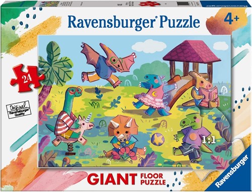 Ravensburger Riesen-Bodenpuzzle - XXL Teile - Dinosaurier - 24 Teile