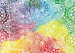Yazz Puzzle Flower Mandala - 1000 Teile Puzzle