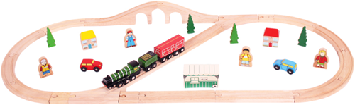 Bigjigs Flying Scotsman Zug Set