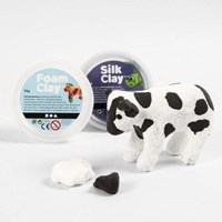 Foam Clay Modelliermasse weiß 35g - kreatives Spielzeug für Kinder-3