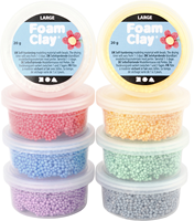 Foam Clay Modelliermasse Set - bunte Farben - 8x20g - kreatives Spielzeug