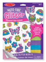 Melissa & Doug Schaumstoffaufkleber Freundschaft - Glitzer Bastelset Kinder
