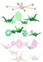 Folia Bastelset Mobile Kraniche DIY Filz 69-teilig kreativ