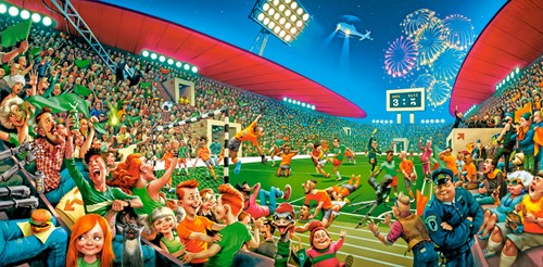Castorland Fußball Championshipo (Kunstsammlung) - 4000 Teile
