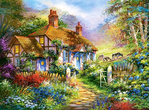 Castorland Puzzle Forest Cottage - Landschaft 3000 Teile Jigsaw