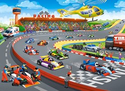 Castorland Puzzle Formula Racing - 100 Teile Karton Spielzeug