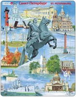 Larsen Rahmenpuzzle - Sankt Petersburg - 60 Teile