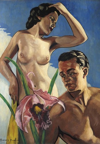 Grafika Francis Picabia - Adam und Eva, 1941 - 1000 Teile