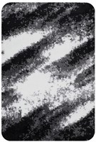 Dutch House Badematte schwarz 60x90cm - rutschfeste Badezimmermatte Mikrofaser