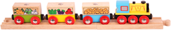 BigJigs Obst und Gemüse Zug