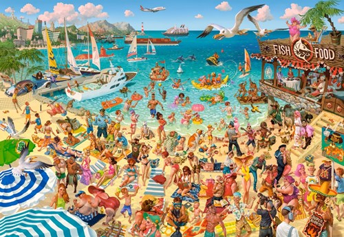 Castorland Spaß am Meer - 1000 Teile