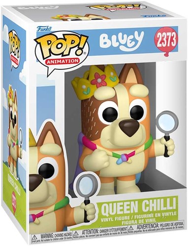 Funko Spielfigur Bluey Chili Queen - Pop Animation Spielzeug