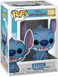 Funko Disney Spielfigur Stitch lächelnd sitzend 9cm Vinyl