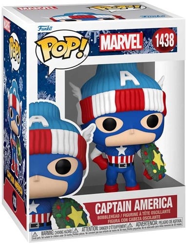 FUNKO POP MARVEL: HOLIDAY S4 - CAPT. AMERICA