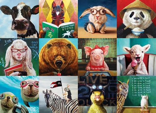 Eurographics Lustige Tiere - L. Heffernan (1000 Stück)