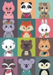 Yazz Funny Animals - 1000 Teile