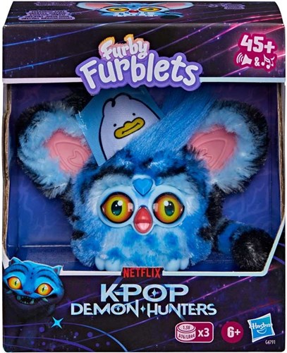 Hasbro Furby Furblets KPop Demon Hunters Derpy Tiger Plüschtier Spielzeug