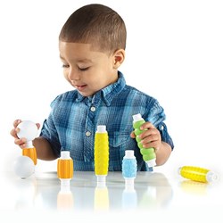 Guidecraft Konstruktionsspielzeug Grippies builders multicolor STEM Magnet
