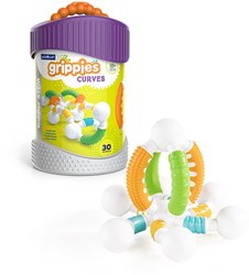 Guidecraft magnetisches Spielzeug Grippies Curves - pädagogisches Konstruktionsspielzeug