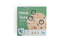 BS GA366 Hooky-Hook Toss Ringwurfspiel, Holz/Rot/Schwartz
