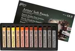 Creativ Company Pastell Spielzeug Gallery Soft Pastel Set braun 12 Stück