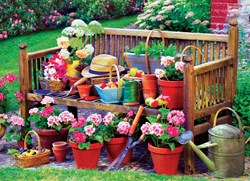 Eurographics puzzle Gartenbank - 1000 Teile
