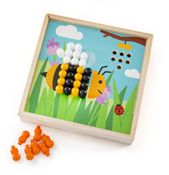 Bigjigs Garten Stecktafel