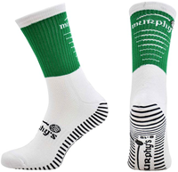Murphy's Sportsocken Junior Grip - grün/weiß - Antirutsch - 3-5