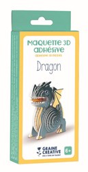Graine Creative 3D Modell Bastelset Drache Karton kreativ