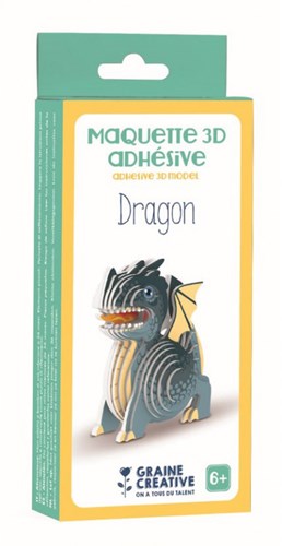 Graine Creative 3D Modell Bastelset Drache Karton kreativ