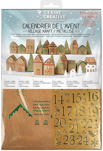 Graine Creative GC Advent Houses Faltset
